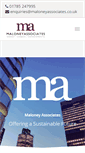 Mobile Screenshot of maloneyassociates.co.uk